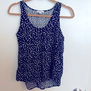 J. Crew Blue & White Top